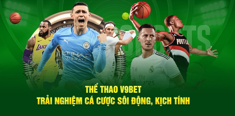 Thể thao v9bet với giao diện dễ thao tác
